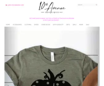 Tenthavenueboutique.com(Tenth Avenue Boutique) Screenshot