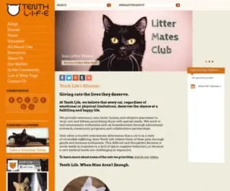 Tenthlifecats.org(Tenth Life Cat Rescue) Screenshot