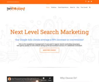 Tenthousandfootview.com(Search Engine Marketing) Screenshot