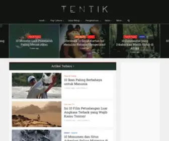 Tentik.com(Tentik Top 10 Countdown Berbahasa Indonesia menyajikan artikel) Screenshot