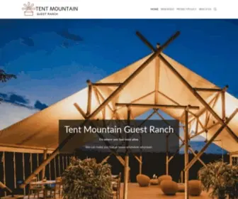 Tentmountainguestranch.com(Tent Mountain Guest Ranch) Screenshot