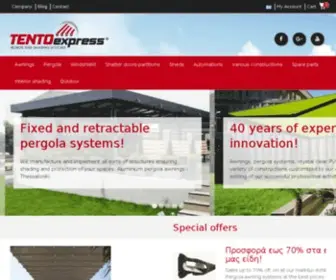 Tentoexpress.gr(Τέντες θεσσαλονίκη) Screenshot