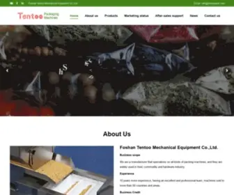 Tentoopack.com(Packing machine & packing solution) Screenshot