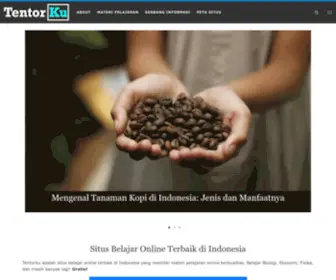 Tentorku.com(Situs Belajar Online Terbaik di Indonesia) Screenshot