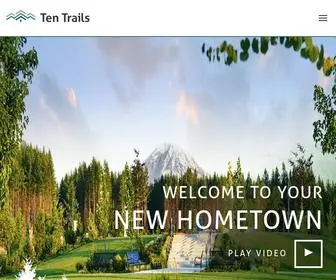 Tentrails.com(Ten Trails at Black Diamond) Screenshot