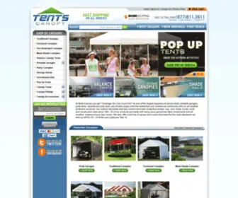 Tents-Canopy.com(Canopy Tents) Screenshot