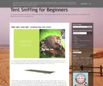 Tentsandfestivals.co.uk(Tent Sniffing for Beginners) Screenshot