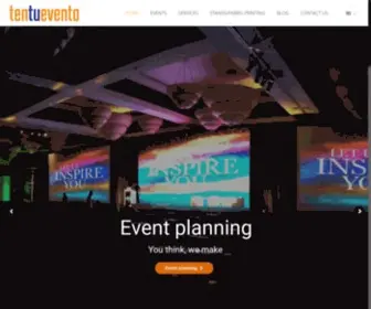 Tentuevento.com(Inicio) Screenshot