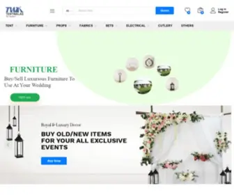 Tentwalas.com(Shop for furniture) Screenshot