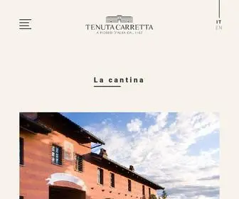 Tenutacarretta.it(Tenuta Carretta) Screenshot