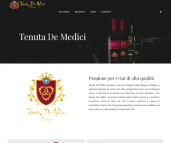 Tenutademedici.it(Tenuta De Medici) Screenshot