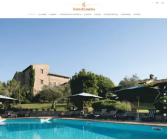 Tenutadicanonica.com(Hotel Tenuta di Canonica) Screenshot