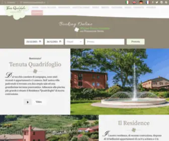 Tenutaquadrifoglio.it(Agriturismo San Gimignano) Screenshot