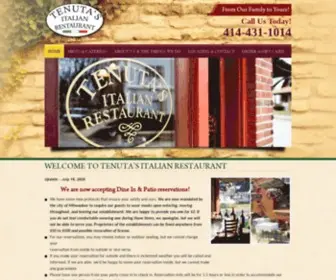 Tenutasitalian.com(Visit Us for Great Atmosphere and Even Better Food) Screenshot