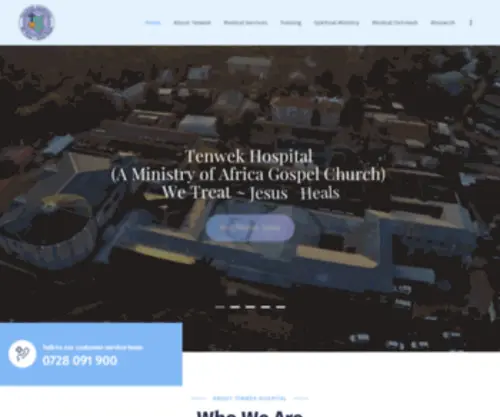 Tenwekhospital.org(We Treat) Screenshot