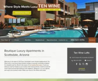 Tenwinelofts.com(Ten Wine Lofts) Screenshot