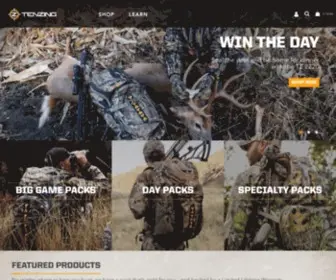 Tenzingoutdoors.com(Tenzing hunting gear) Screenshot