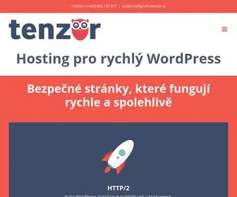 Tenzor.cz(Nejrychlejší WordPress hosting) Screenshot