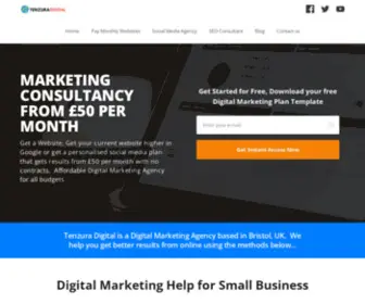 Tenzuradigital.co.uk(Digital Marketing Agency) Screenshot