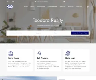 Teodororealty.com(Buy Home & Realty Services) Screenshot