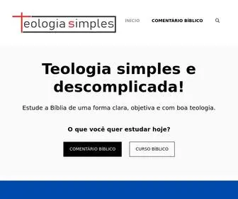 Teologiasimples.com(Teologia Simples) Screenshot