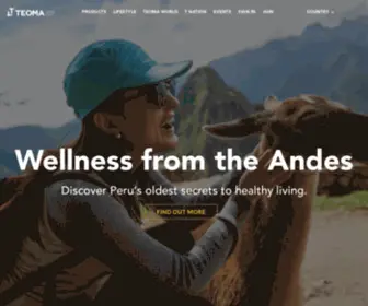 Teoma.pe(Wellness From the Andes) Screenshot