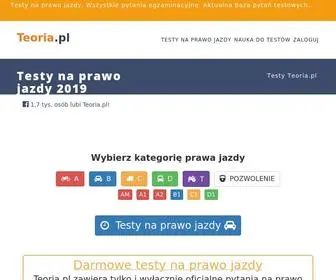 Teoria.pl(Testy na prawo jazdy% za darmo) Screenshot