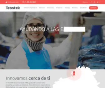 Teostek.com(Consultoría e Implantación de Software ERP) Screenshot