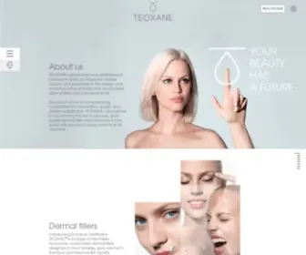 Teoxane.com(Teoxane Laboratories) Screenshot