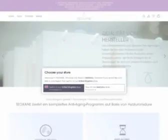 Teoxaneshop.de(Medizinische Kosmetik) Screenshot