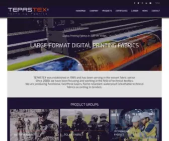 Tepasgroup.com(Technical Fabrics Producer) Screenshot