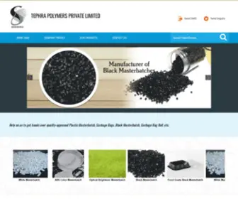 Tephrapolymers.com(Granules Supplier in India) Screenshot