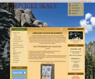 Teplickeskaly.com(Teplické skály) Screenshot