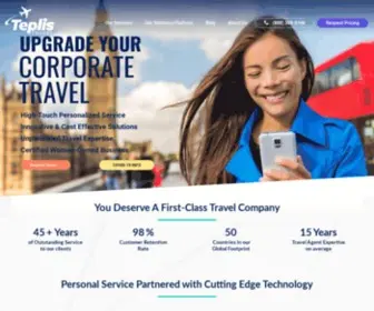 Teplis.com(Corporate Travel Agency) Screenshot