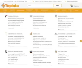 Teplota.com.ua(Интернет) Screenshot