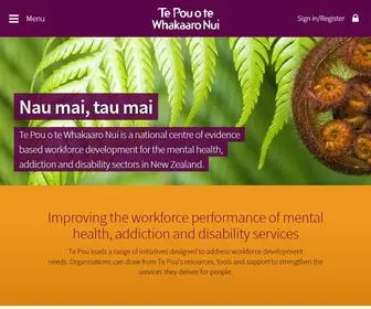 Tepou.co.nz(Mental health) Screenshot