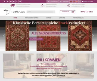 Teppich.com(Die Welt der Teppiche in Hamburg) Screenshot