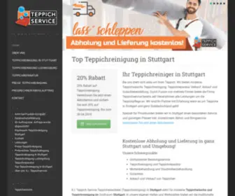 Teppichreiniger-Stuttgart.de(Top Teppichreinigung in Stuttgart) Screenshot