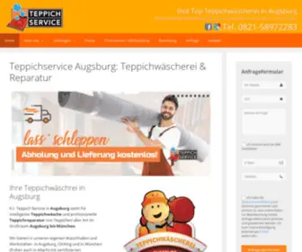 Teppichwaescherei-Augsburg.de(Augsburg Teppichservice) Screenshot