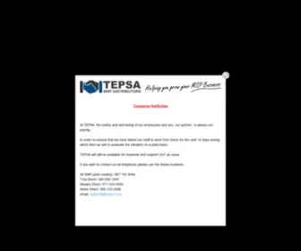 Tepsa.co.za(TEPSA) Screenshot