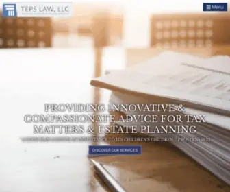 Tepslawgroup.com(TEPS Law) Screenshot