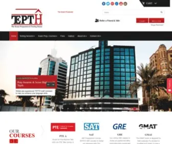 Tepth.net(The Exam Preparation & Testing House) Screenshot