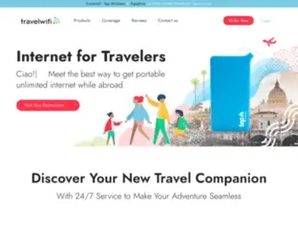 Tepwireless.com(Best Portable WiFi & Hotspots for Travelers) Screenshot