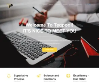 TeqPool.com(Teqpool-Creativity to Infinity) Screenshot