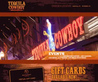 Tequilacowboy.com(Tequila Cowboy Bar & Grill) Screenshot