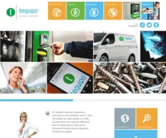 Tequipo.com(Tequipo // smart logistic for smart factories) Screenshot