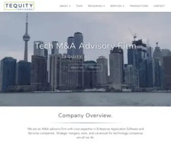 Tequityadvisors.com(Tequity Advisors) Screenshot