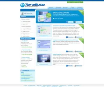 Terabyteunlimited.com(TeraByte Unlimited) Screenshot