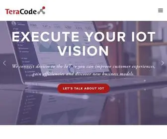Teracode.com(Custom IoT Solutions and Outsourced Development) Screenshot
