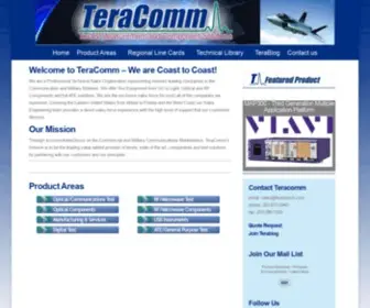 Teracomm.com(TeraComm) Screenshot